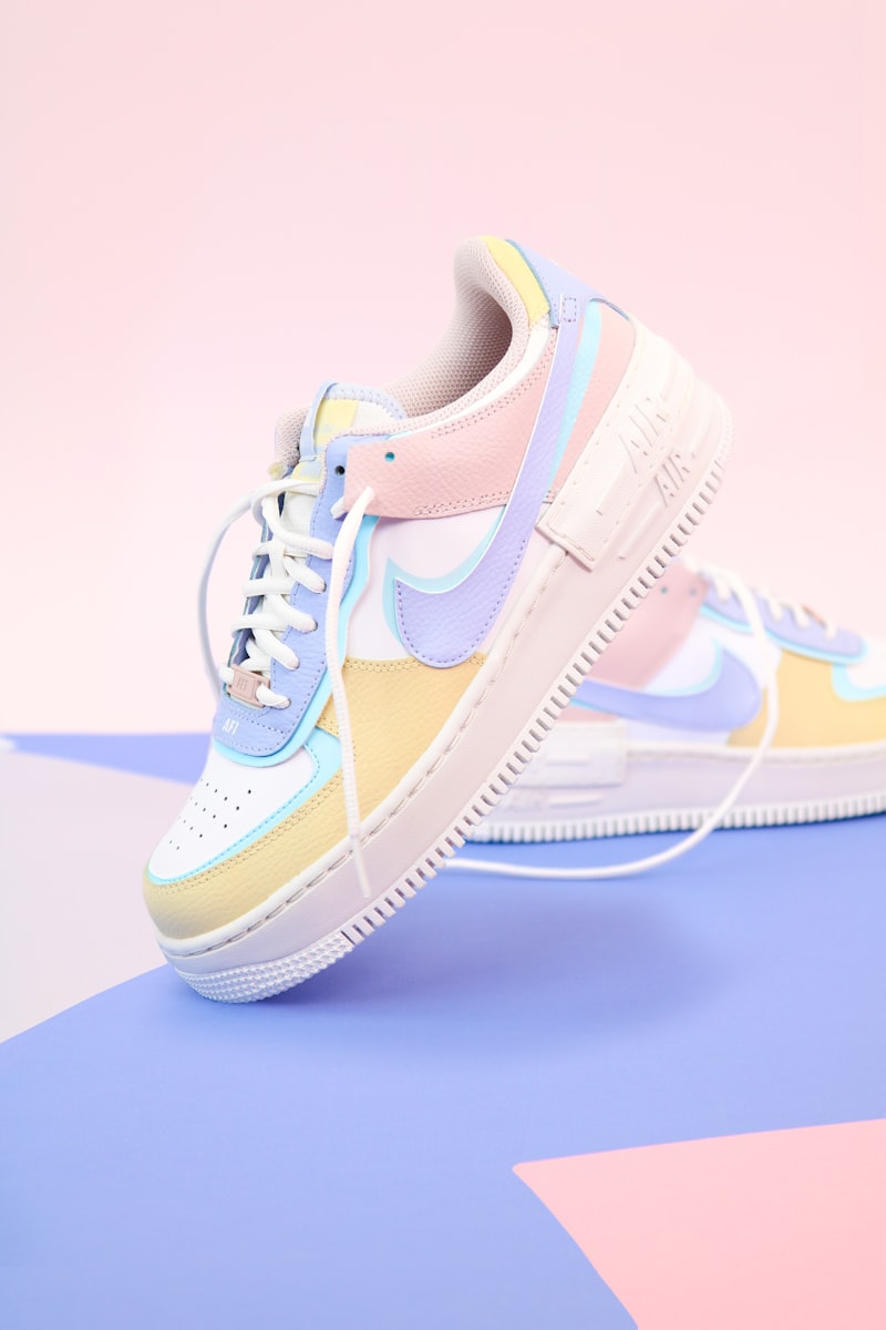 Gold Foil Chunky Leather Sneakers